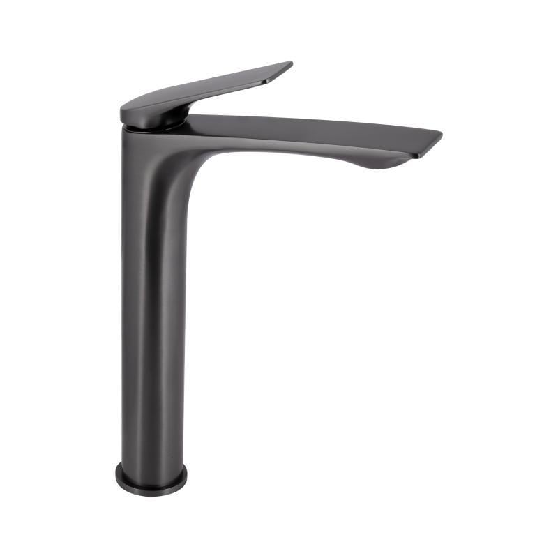 Смеситель для раковины Qtap Vlasta New высокий QTVLA269GMB45653 Gunmetal Black PVD (SD00051777)