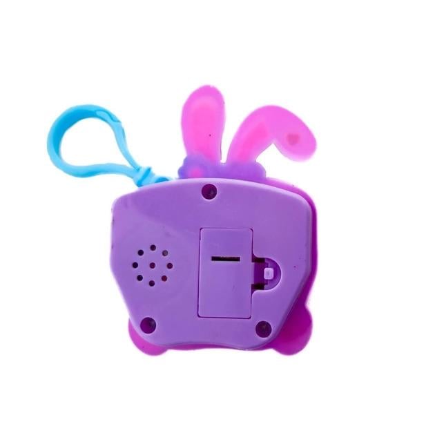 Игрушка-брелок Pop It №15 Кролик интерактивная Фиолетовый (PIT-15-15) - фото 3