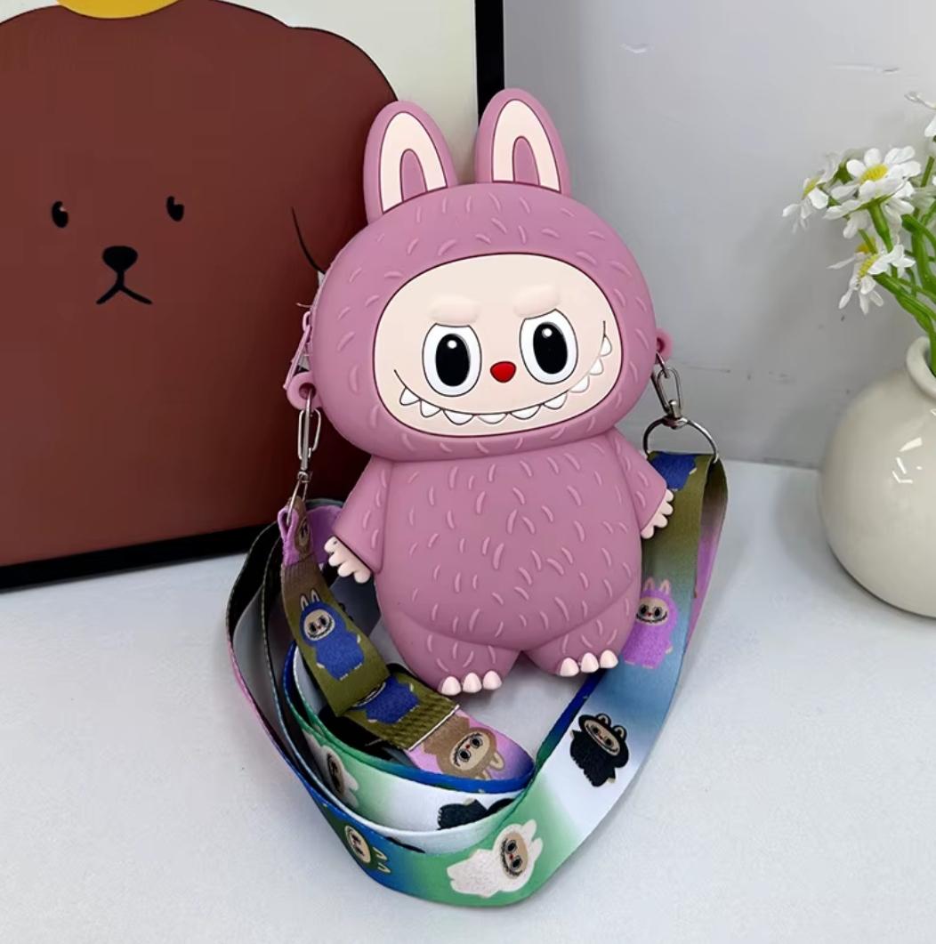 Кошелек силиконовый Labubu Розовый (26526777)