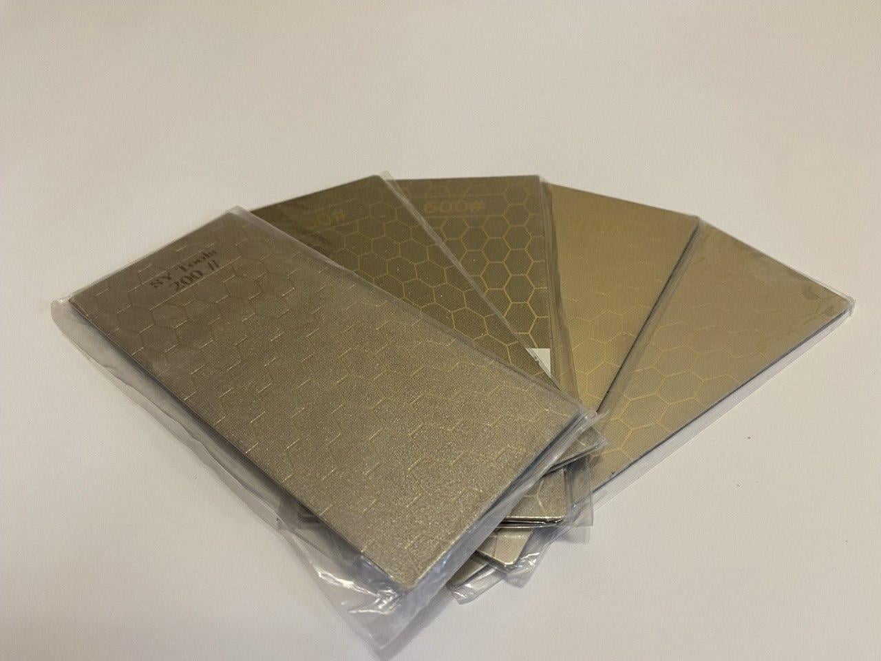 Набор брусков односторонних алмазных точильных камней 200/400/600/800/1000 Grit 5 шт. (SSDSSG-03)