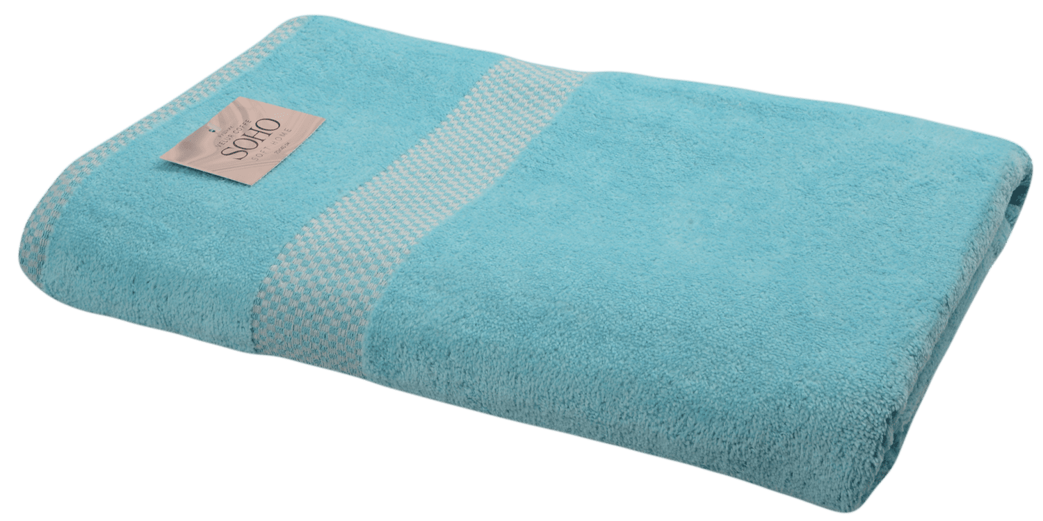 Рушник банний SOHO Velur Mint бавовняний 70х140 см (31929532)