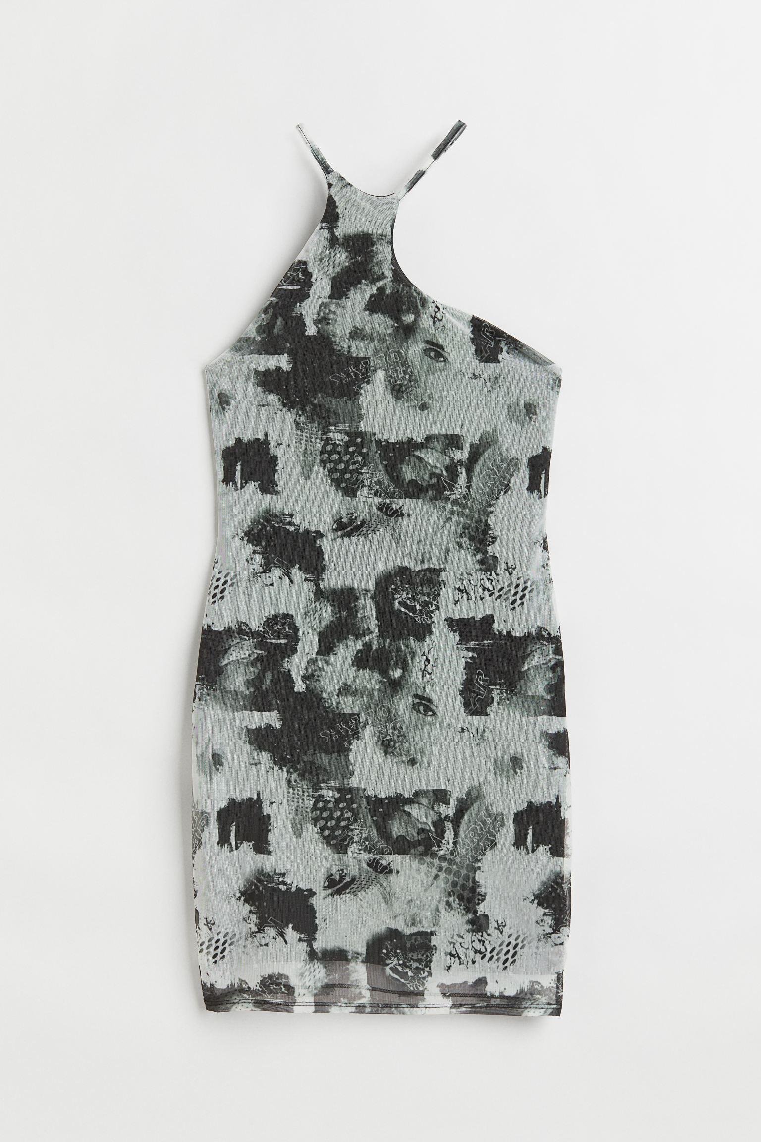 Сарафан H&M XXS Сіро-білий (S12061087946)