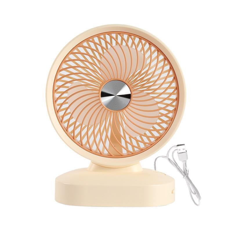 Вентилятор портативний настільний на акумуляторі 1200 мАг USB-Type C 3 режими 5 Вт Кремовий (27434606) - фото 3 Вентилятор портативний настільний на акумуляторі 1200 мАг USB-Type C 3 режими 5 Вт Кремовий (27434606) - фото 3