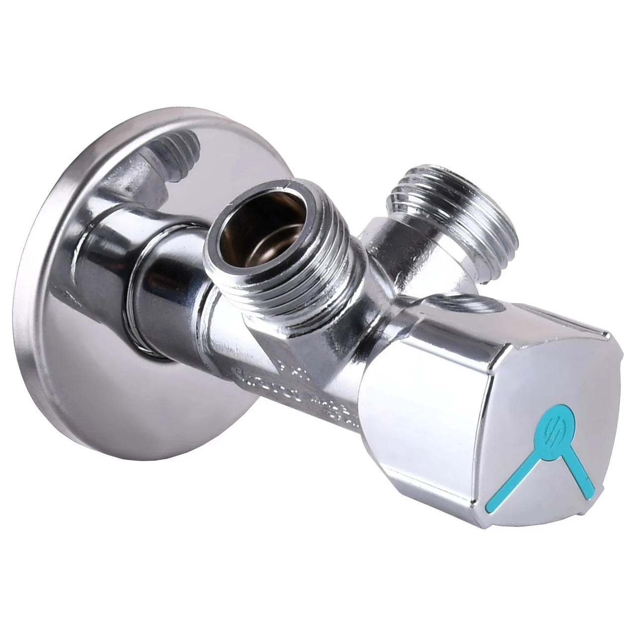 Кран кульовий кутовий подвійний Arco 1/2"х 3/4"х3/4" A80TWIN CQ4107 (1200000252)