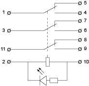 Реле проміжне АСКО 10А 3к 24V DC МK3P (A0090010012) - фото 3