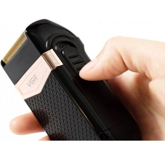 Электробритва сеточная VGR V-331 USB зарядка влагозащищенная с двойной сменной головкой (ML-05099) - фото 6 Электробритва сеточная VGR V-331 USB зарядка влагозащищенная с двойной сменной головкой (ML-05099) - фото 6