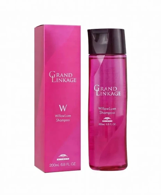 Шампунь відновлюючий Milbon Grand Linkage Willow Luxe Shampoo для сухого фарбованого волосся 200 мл Шампунь відновлюючий Milbon Grand Linkage Willow Luxe Shampoo для сухого фарбованого волосся 200 мл