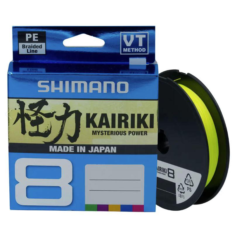 Шнур Shimano Kairiki 8 PE 150 м 0,19 мм 12 кг Yellow (1013-2266.97.03)