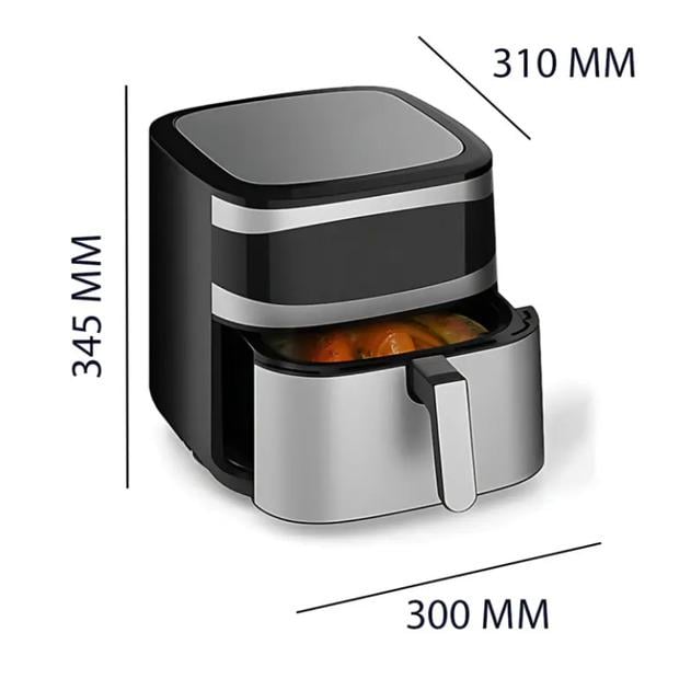 Аерогриль сенсорний Zepline на 2 тена 12 л 4200 W - фото 6 Аерогриль сенсорний Zepline на 2 тена 12 л 4200 W - фото 6