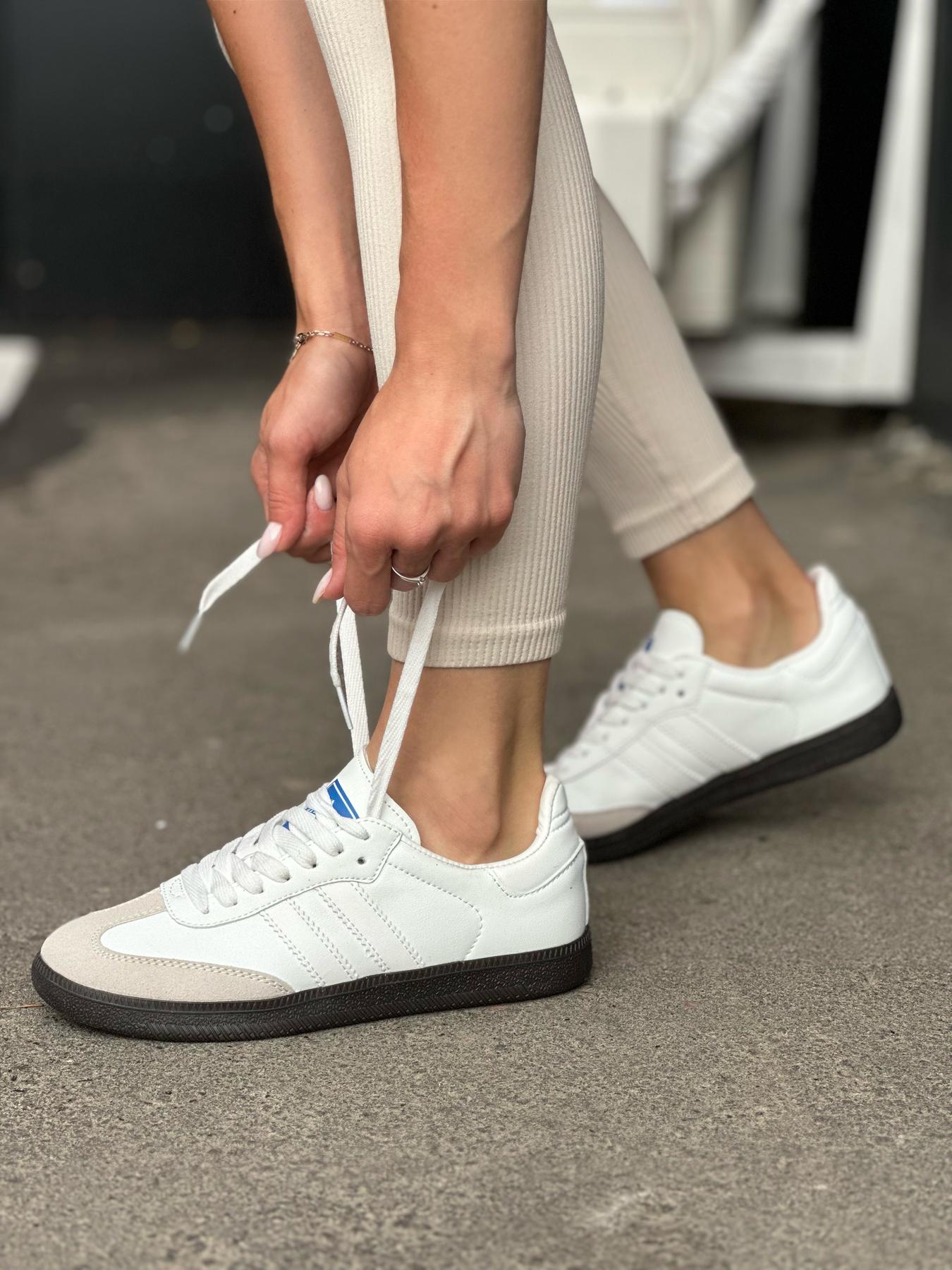 Кеды женские из натуральной кожи Белый (10045359) - фото 5 Кеды женские из натуральной кожи Белый (10045359) - фото 5