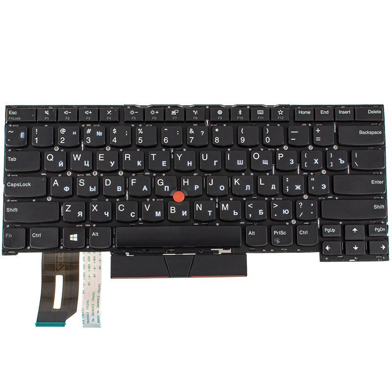 Клавиатура для ноутбука Lenovo ThinkPad T490s/T495s без фрейма Черный (183291)