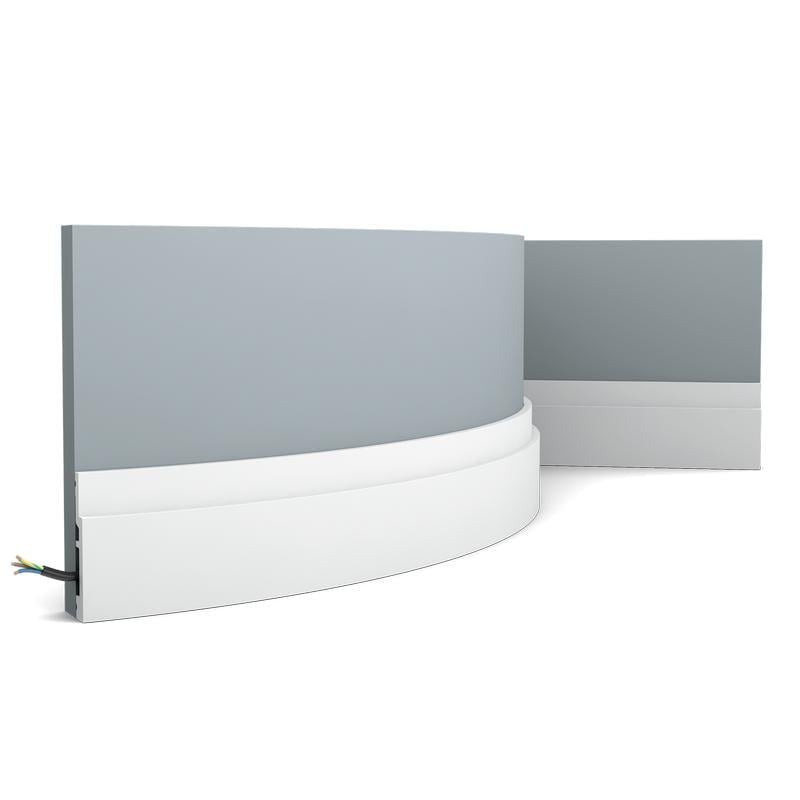 Плинтус напольный гибкий Orac Decor SX187F 2000х75х12 мм (2886)
