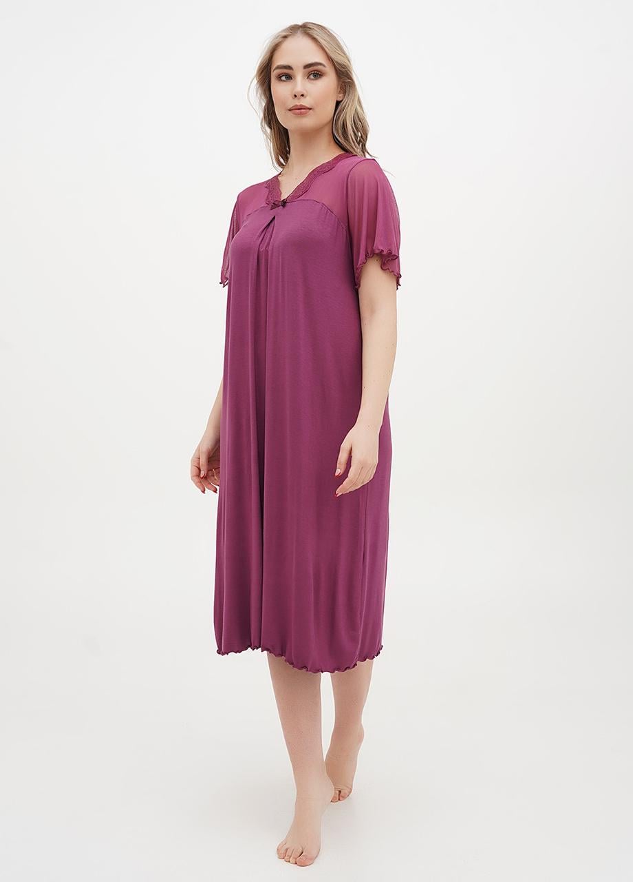 Ночная рубашка женская Cotpark 4XL Фуксия (13581-02-4XL)