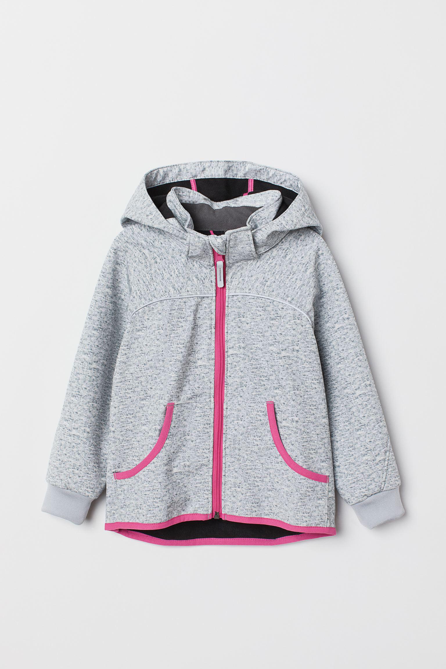 Куртка H&M 104 см Серый меланж (28076855119)