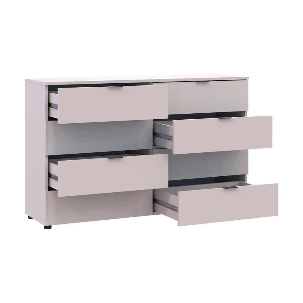 Комод Doros Рон 8 DRS-011776 8 ящичков 130х38х81 см Кашемир (41516171) - фото 6