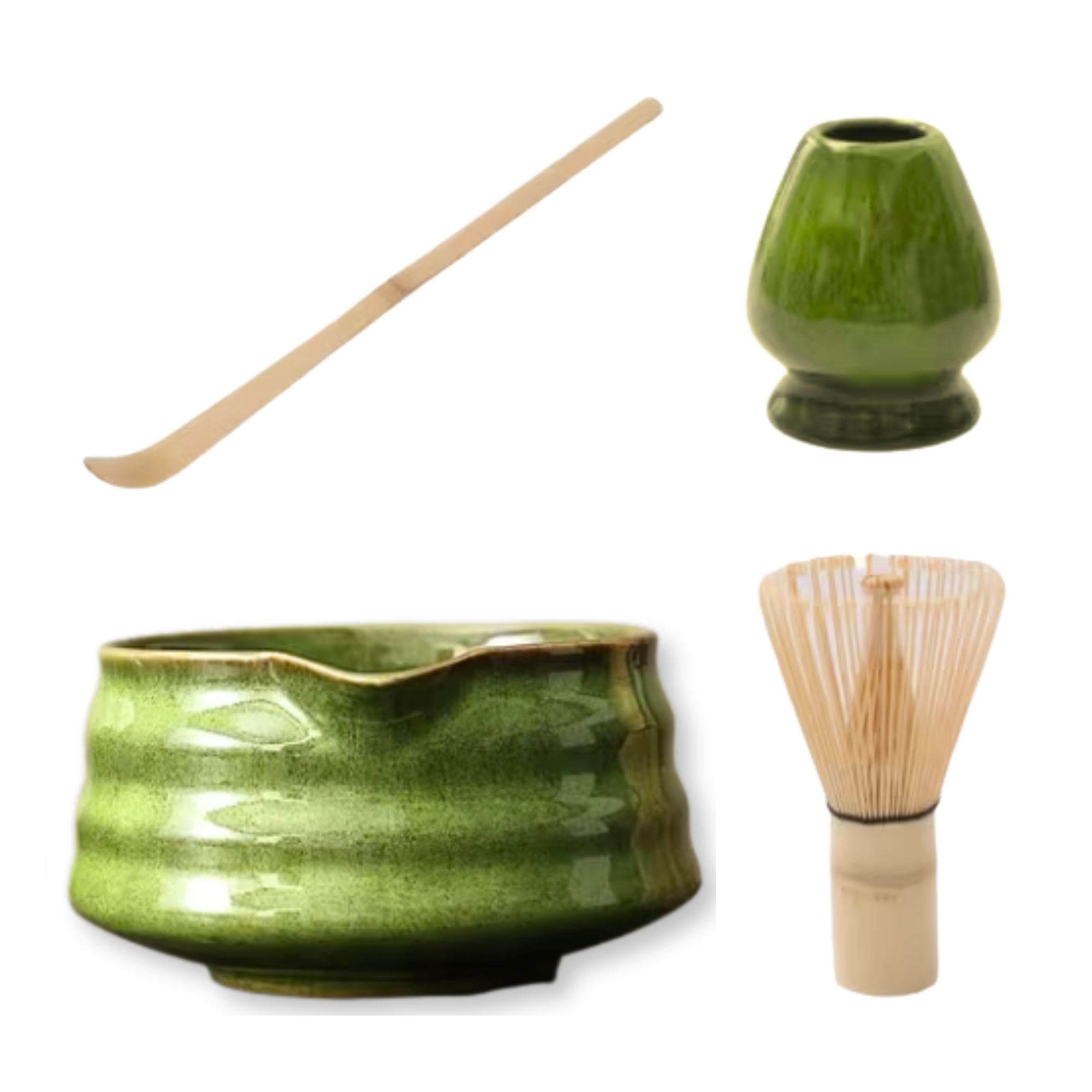 Набор для матча керамическая чаша 420 мл с носиком и аксессуарами (5114)