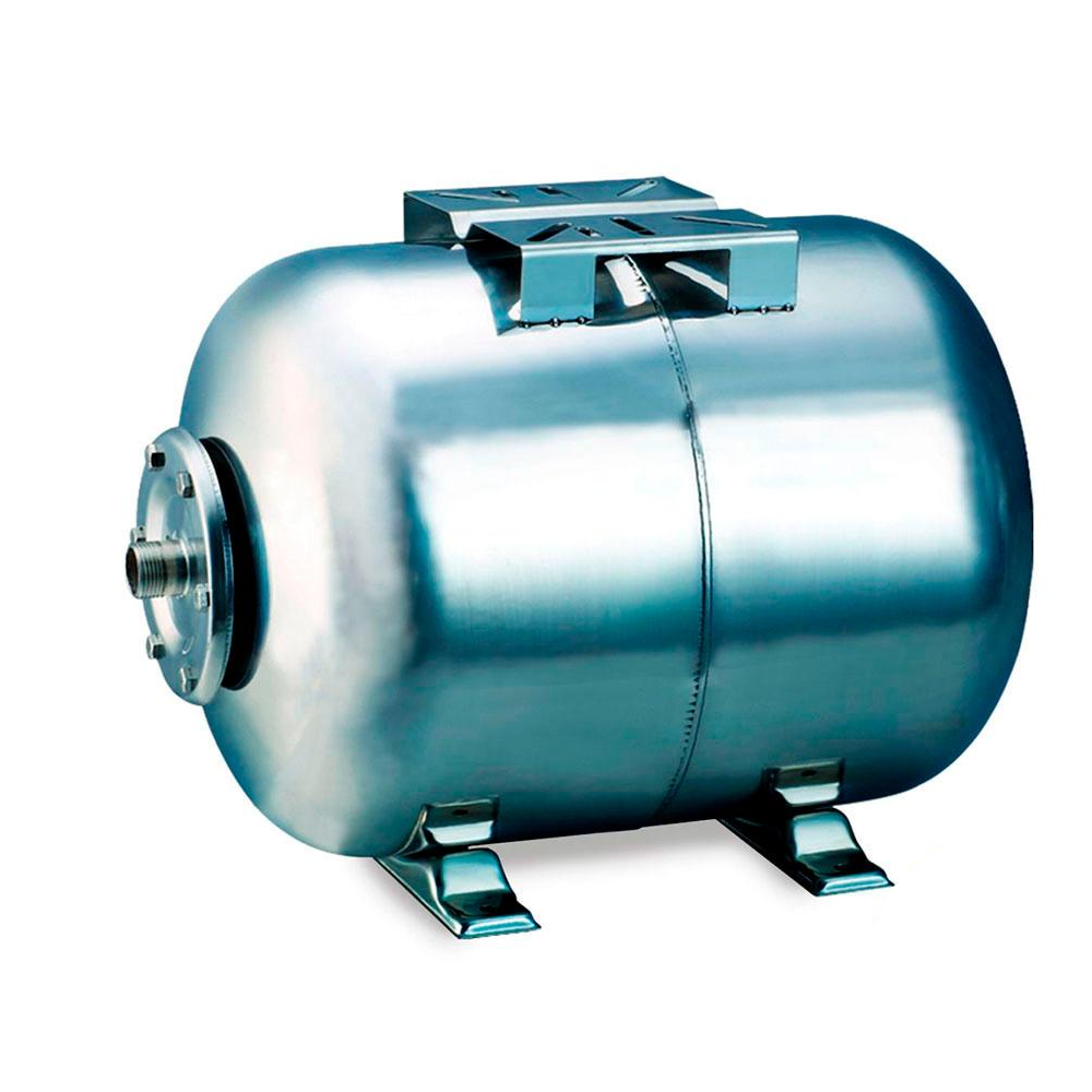 Гидроаккумулятор горизонтальный Aquatica нержавеющая сталь 24 л (779111)