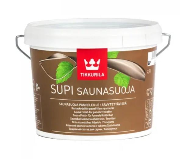 Захисний засіб для дерева TIKKURILA Supi Saunasuoja 2,7 л (22600699)