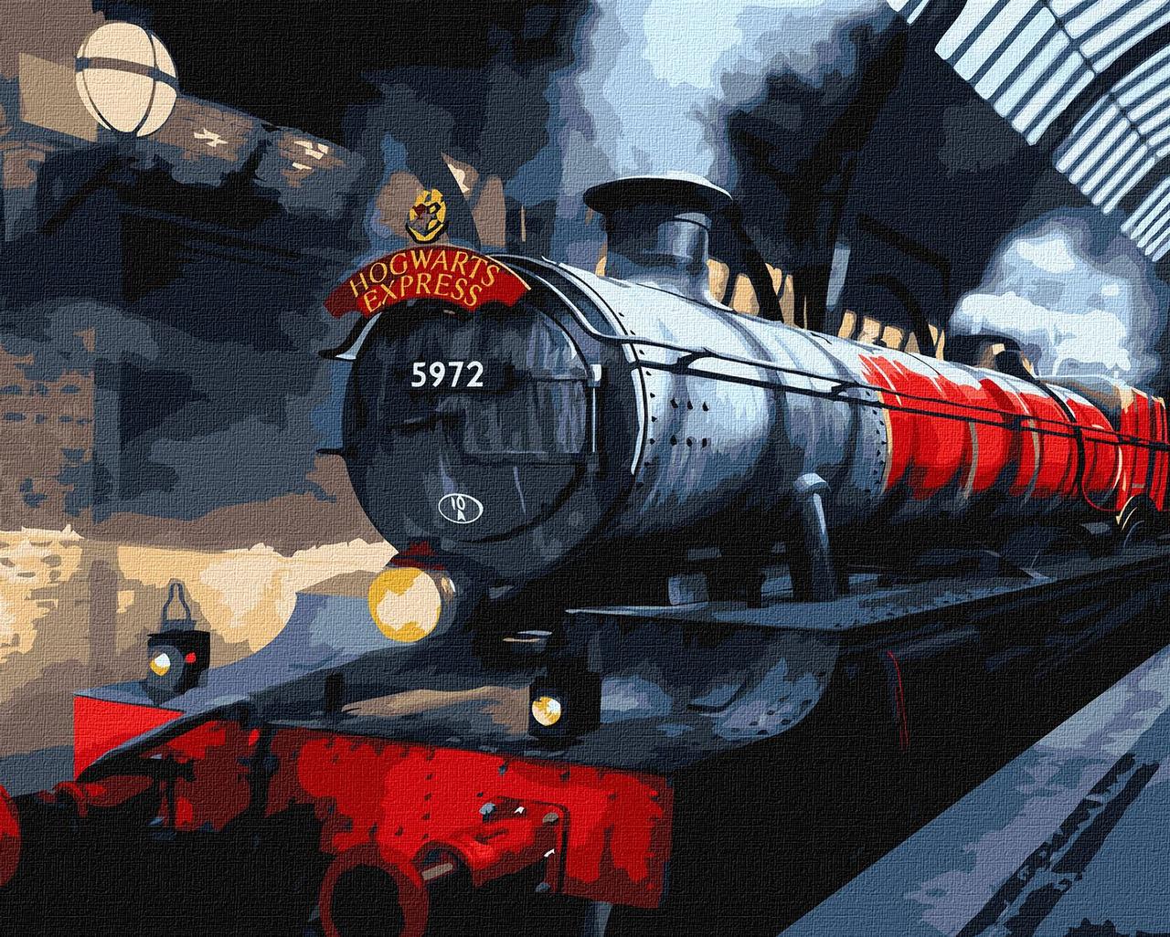 Картина за номерами Ideyka WB Harry Potter Гоґвортський експрес 40х50 см (2867221972)
