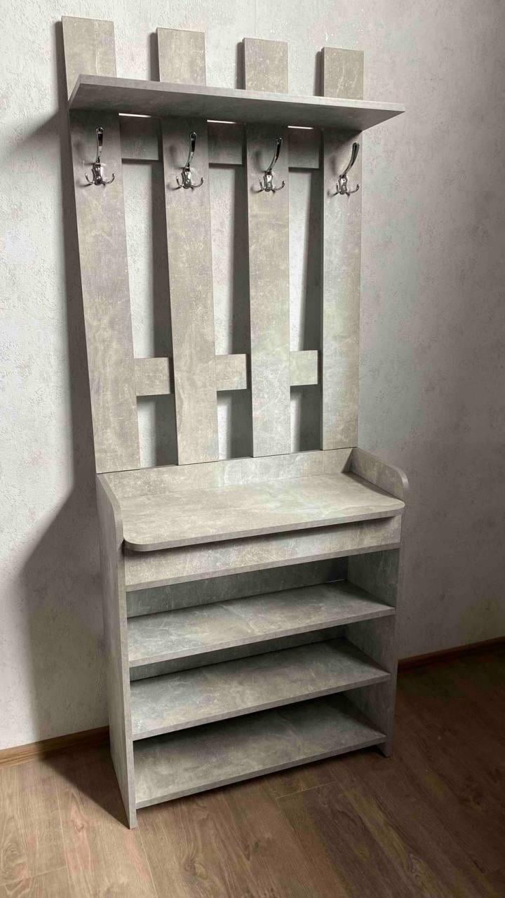 Вешалка настенная с тумбой ВНТ-1 Индастиал