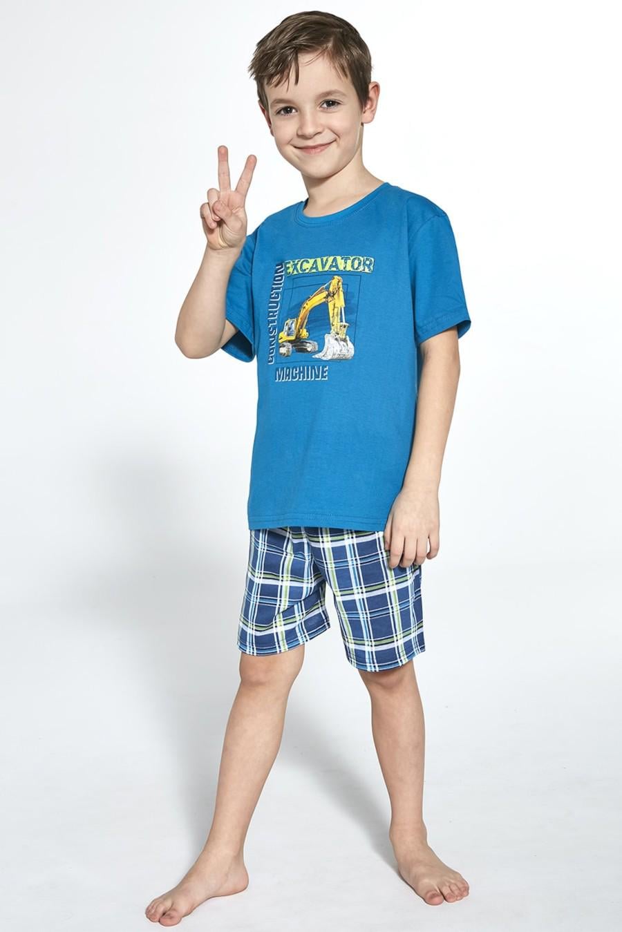 Комплект футболка та шортики Cornette 86-92 см 87 Machine 2 Синьо-бірюзовий (77166)