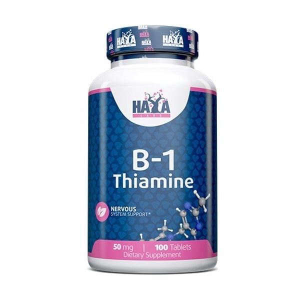 Вітамін B1 Haya Labs Vitamin B-1 Thiamine 50mg 100 tablets