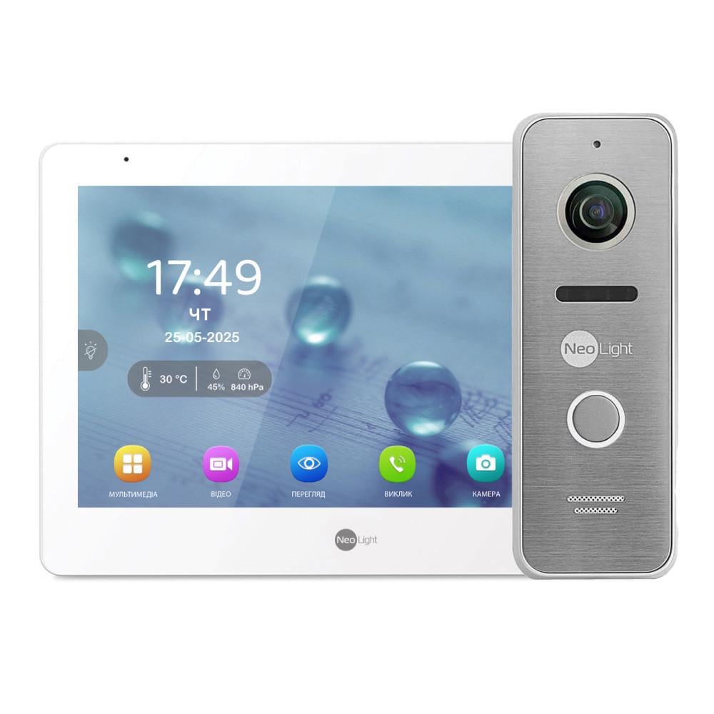 Комплект видеодомофона Neolight MEZZO Hybrid HD KIT SilverP (3094087741)