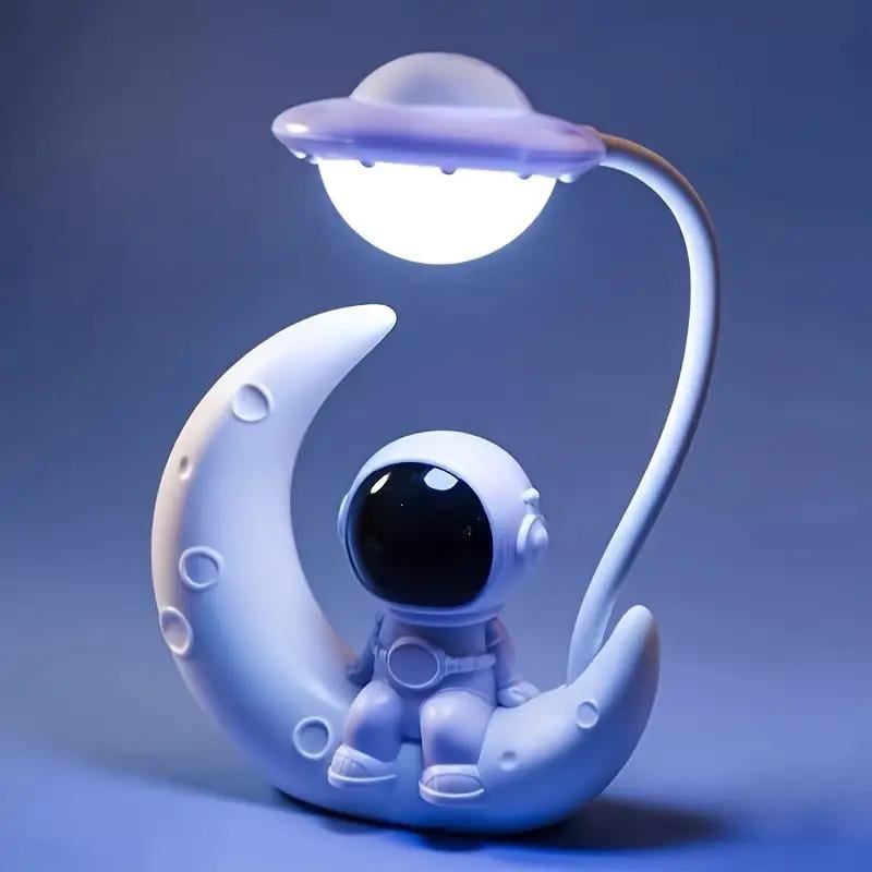 Ночник светодиодный Астронавт на луне с акамулятором и USB 25 см (25153408)