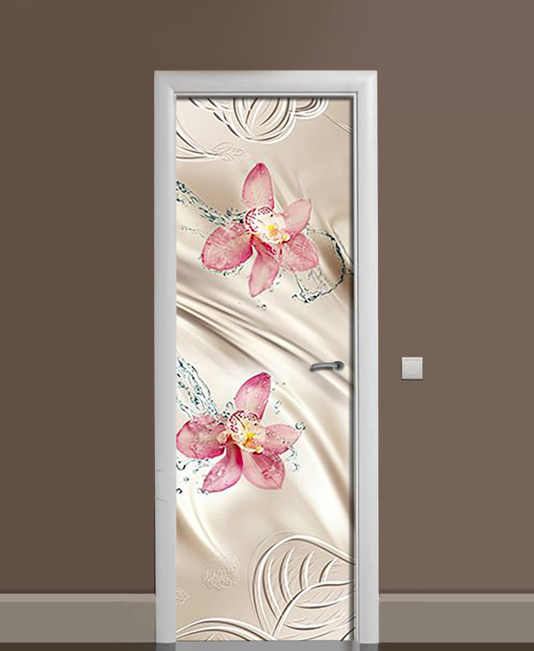 Наклейка 3D на двери Zatarga Летний дождь виниловая 650х2000 мм (1323466758)