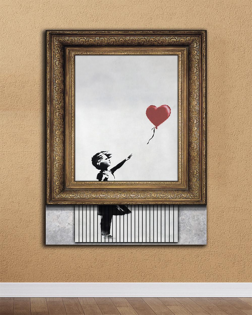 Картина Бэнкси Девочка с воздушным шариком 30х40 см (MIX-662)