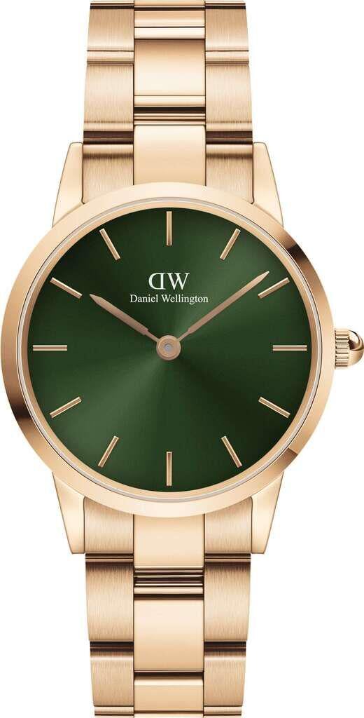 Часы кварцевые Daniel Wellington DW00100421 Iconic Emerald 28 RG Green