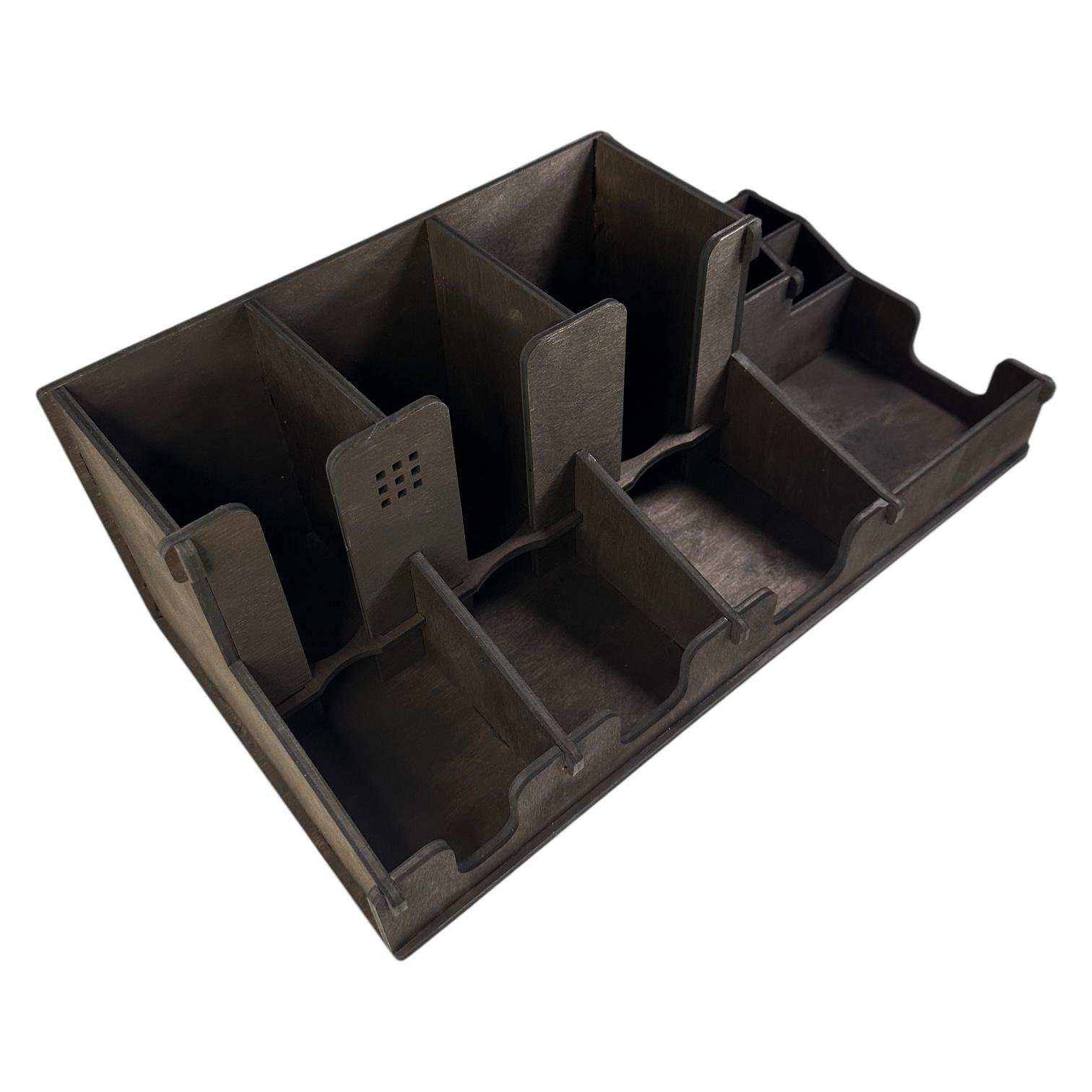 Органайзер кавовий дерев’яний Barista Maxi 3X Палісандр (WN-006) - фото 7