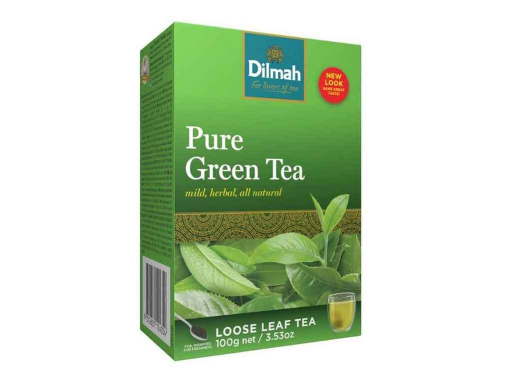 Чай фасований зелений Dilmah Зелений лист 100 г (952808)