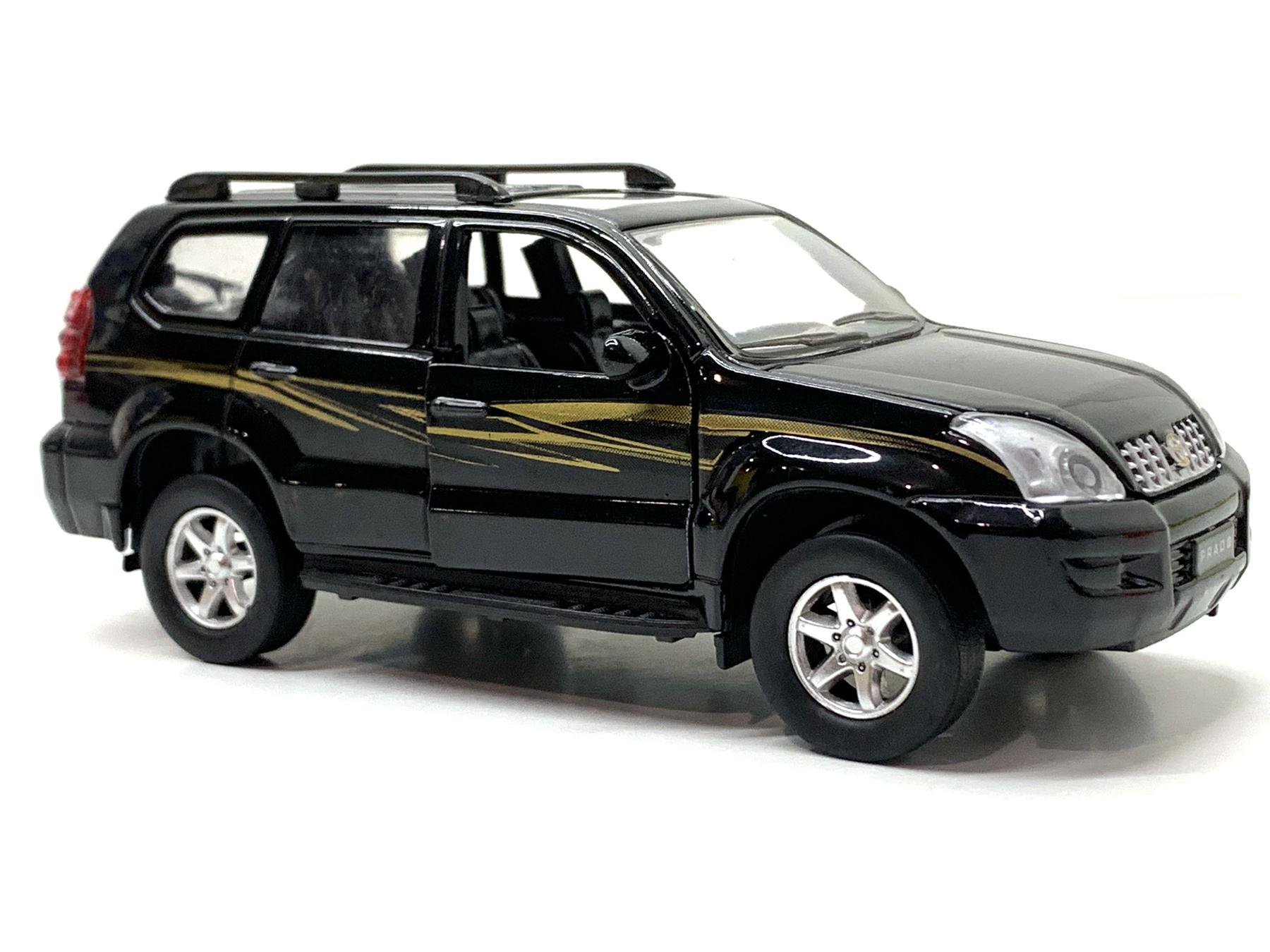 Машина Автосвит Toyota Prado инерционная 1:32 Черный (AS-2697) - фото 3