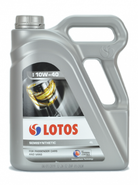 Мастило моторне Lotos Semisyntetic SL/CF 10W-40 4 л