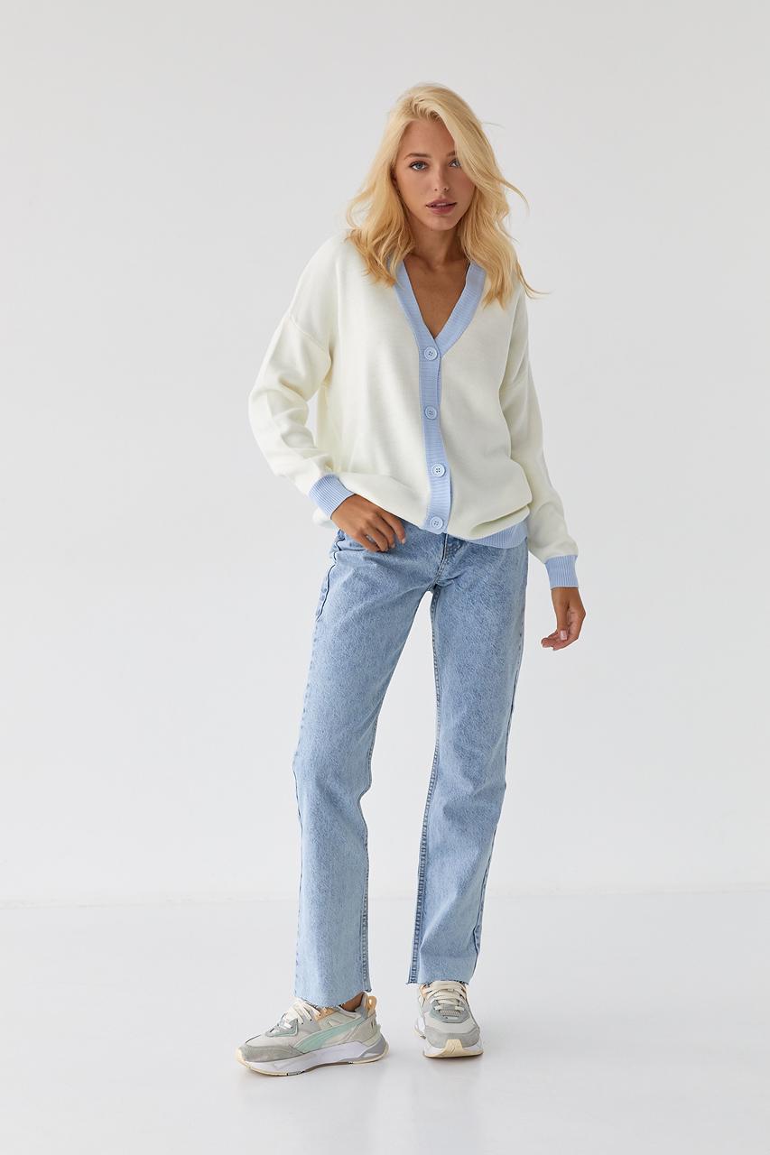 Кардиган оверсайз S Блакитний (9528042) - фото 3 Кардиган оверсайз S Блакитний (9528042) - фото 3