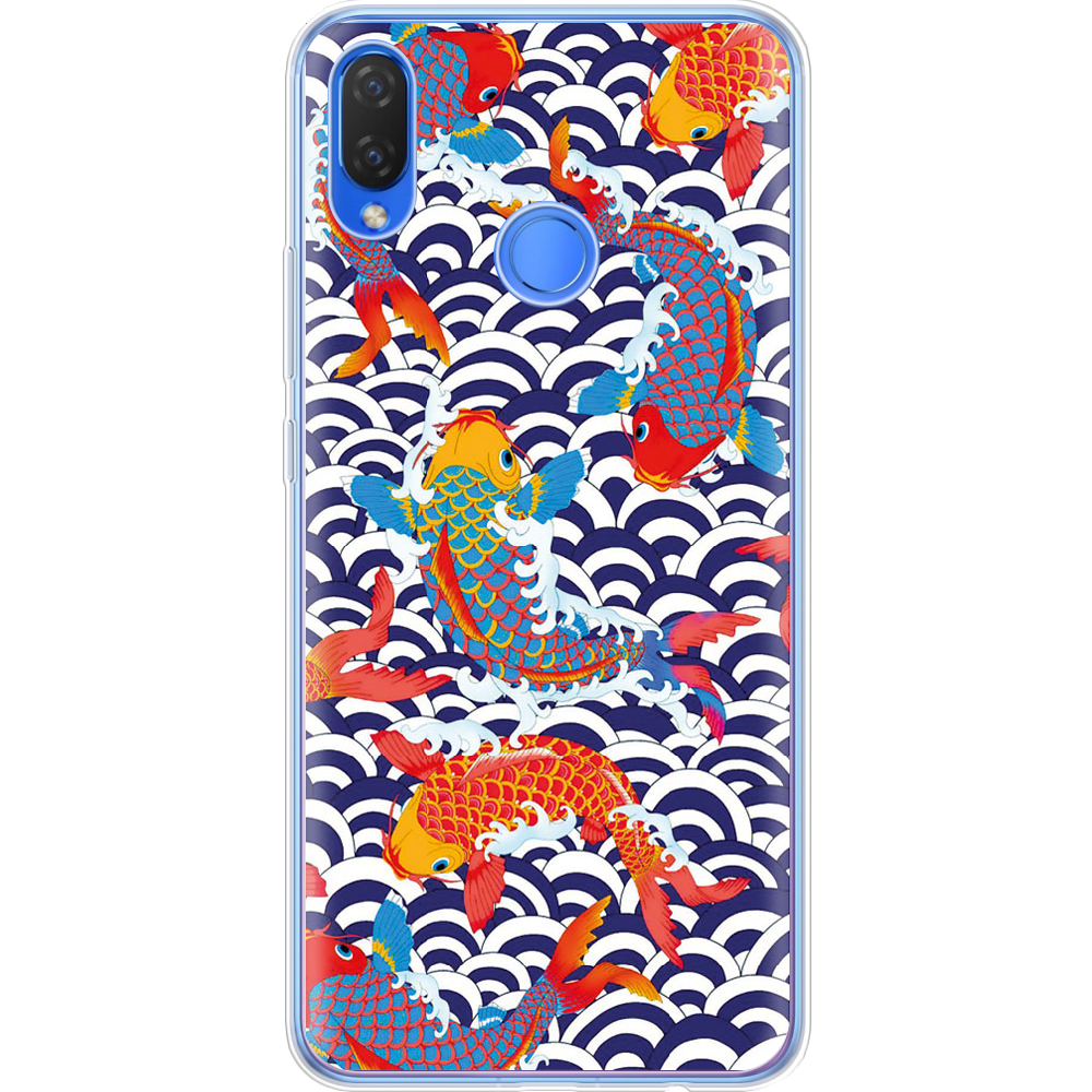 Чохол Boxface Huawei P Smart Plus Koi Fish Прозорий силікон (34912-up2477-34912)