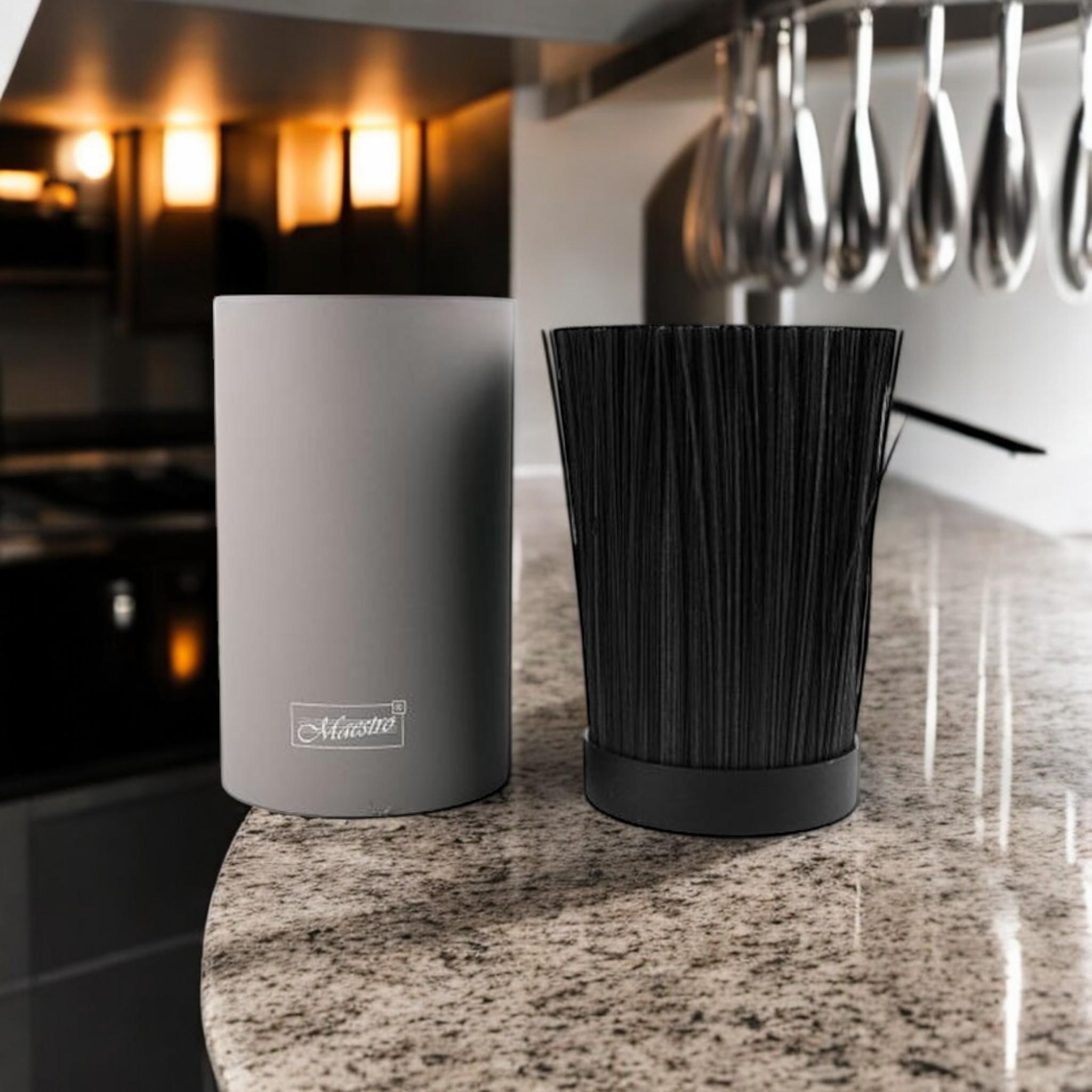 Подставка для ножей Maestro MR-1438 бревно универсальное Grey (S_MR1438Grey) - фото 3 Подставка для ножей Maestro MR-1438 бревно универсальное Grey (S_MR1438Grey) - фото 3