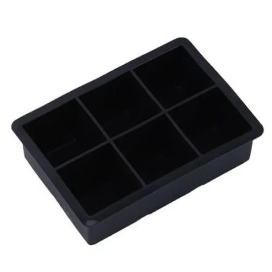 Форма для льоду силіконова з кришкою на 6 комірок Black (128183) - фото 4 Форма для льоду силіконова з кришкою на 6 комірок Black (128183) - фото 4