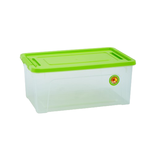 Контейнер Алеана Smart Box 11,7 л Прозорий/Оливковий (УТ000096783) - фото 1