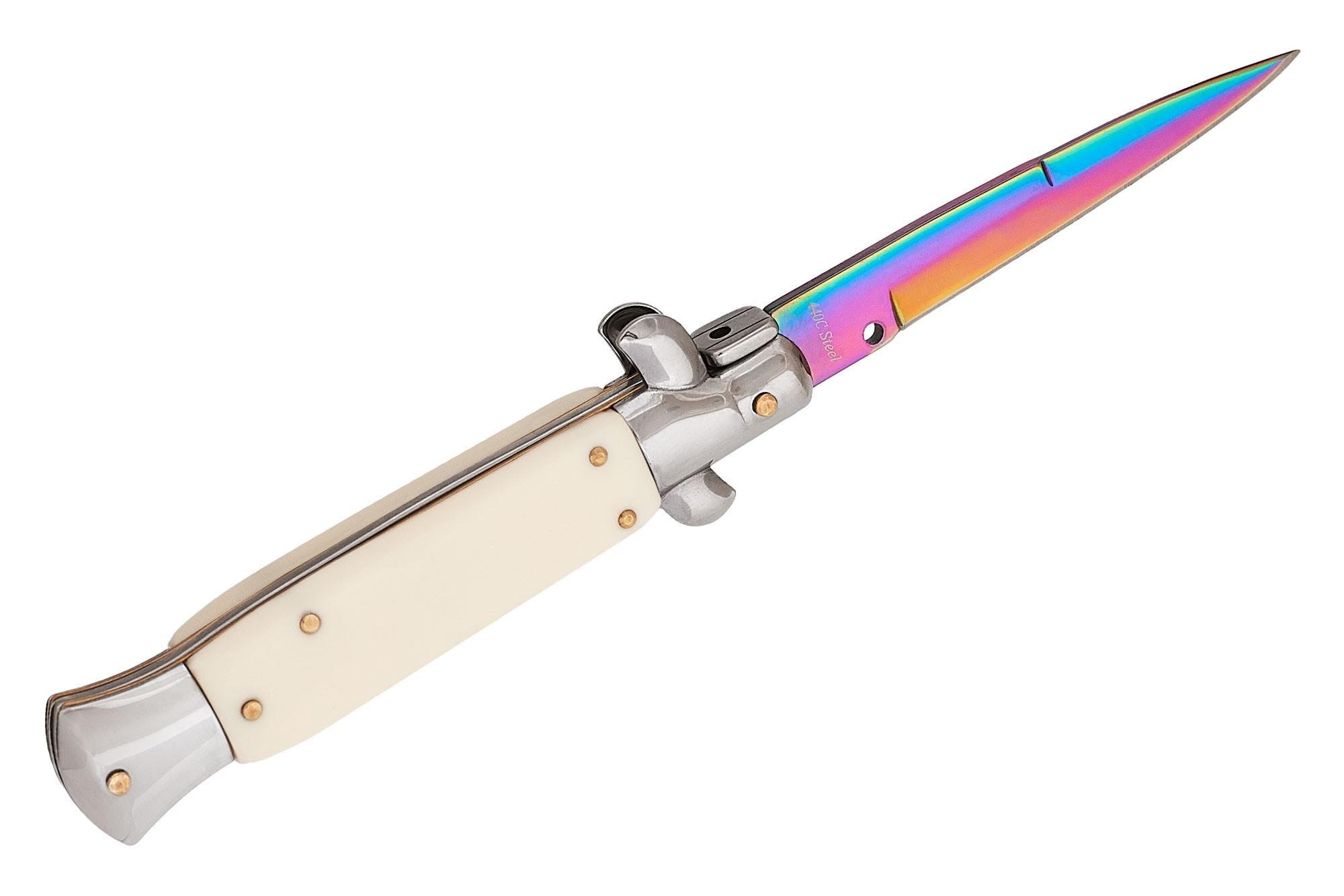 Ніж викидний стилет корсиканець з градієнтом (24055396) - фото 2 Ніж викидний стилет корсиканець з градієнтом (24055396) - фото 2