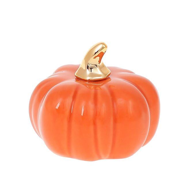 Статуэтка декоративная Flora Тыква 7 см Оранжевый (33303)