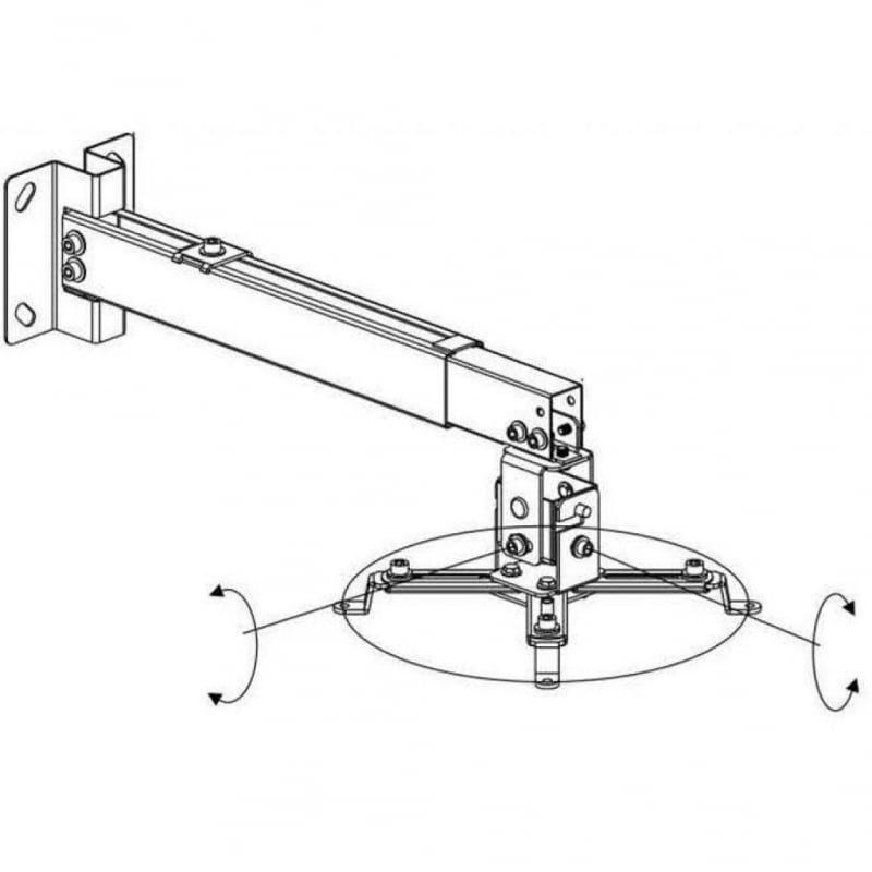 Кріплення для проектора Charmount PRB43-65 кронштейн настінний/стельовий Black (23793605) - фото 4 Кріплення для проектора Charmount PRB43-65 кронштейн настінний/стельовий Black (23793605) - фото 4