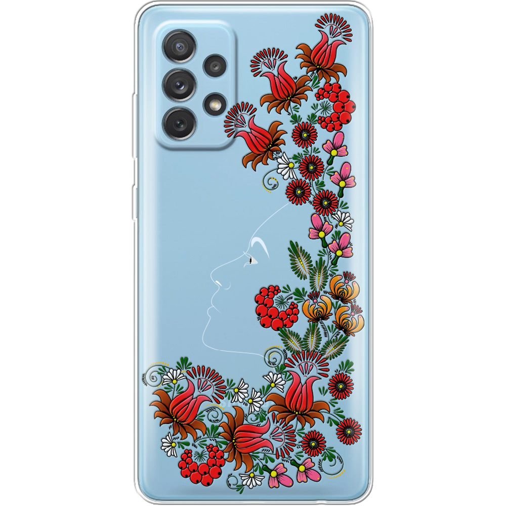 Чехол BoxFace Samsung A725 Galaxy A72 3D Ukrainian Muse Прозрачный силикон (42070-bk64-42070)