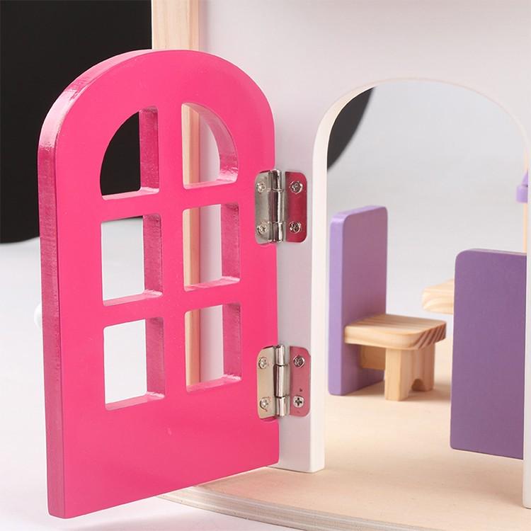 Двухэтажный деревянный детский домик с мебелью Fortune idea - фото 4 Двухэтажный деревянный детский домик с мебелью Fortune idea - фото 4