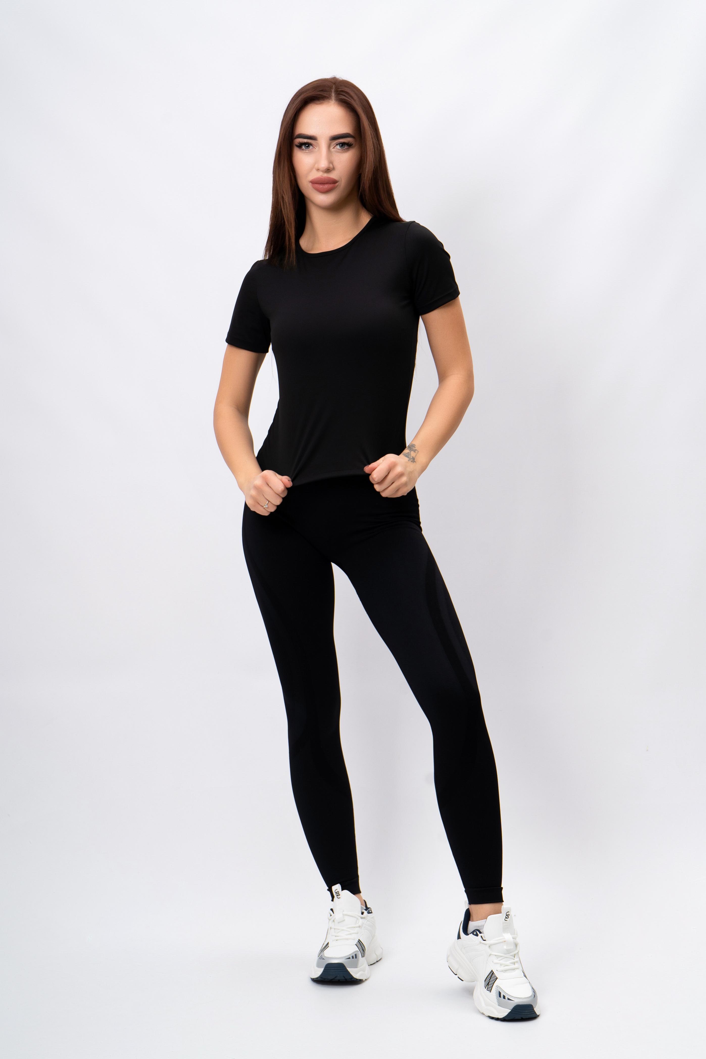 Футболка женская спортивная Where Uwear 346929 M/L Черный (346929_M/L)