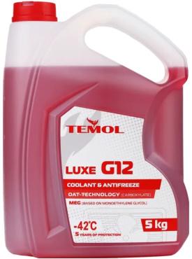 Жидкость охлаждающая Temol Luxe G12 5 кг Red