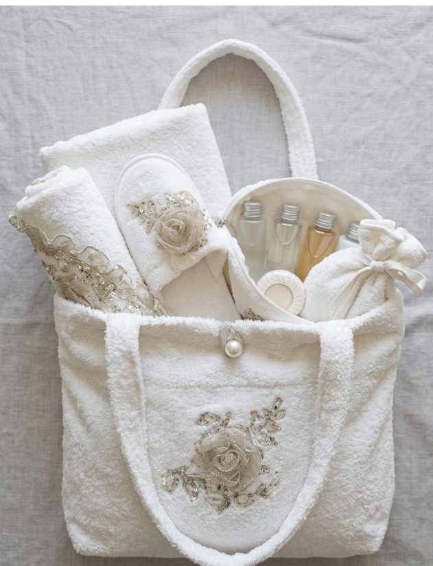 Халат махровий Luxury Gift Set 100% бавовна та аксесуари
