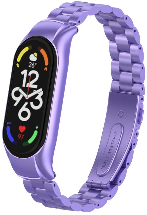 Ремешок металлический Shark для Mi Band 7 Lilac (28021-3B)