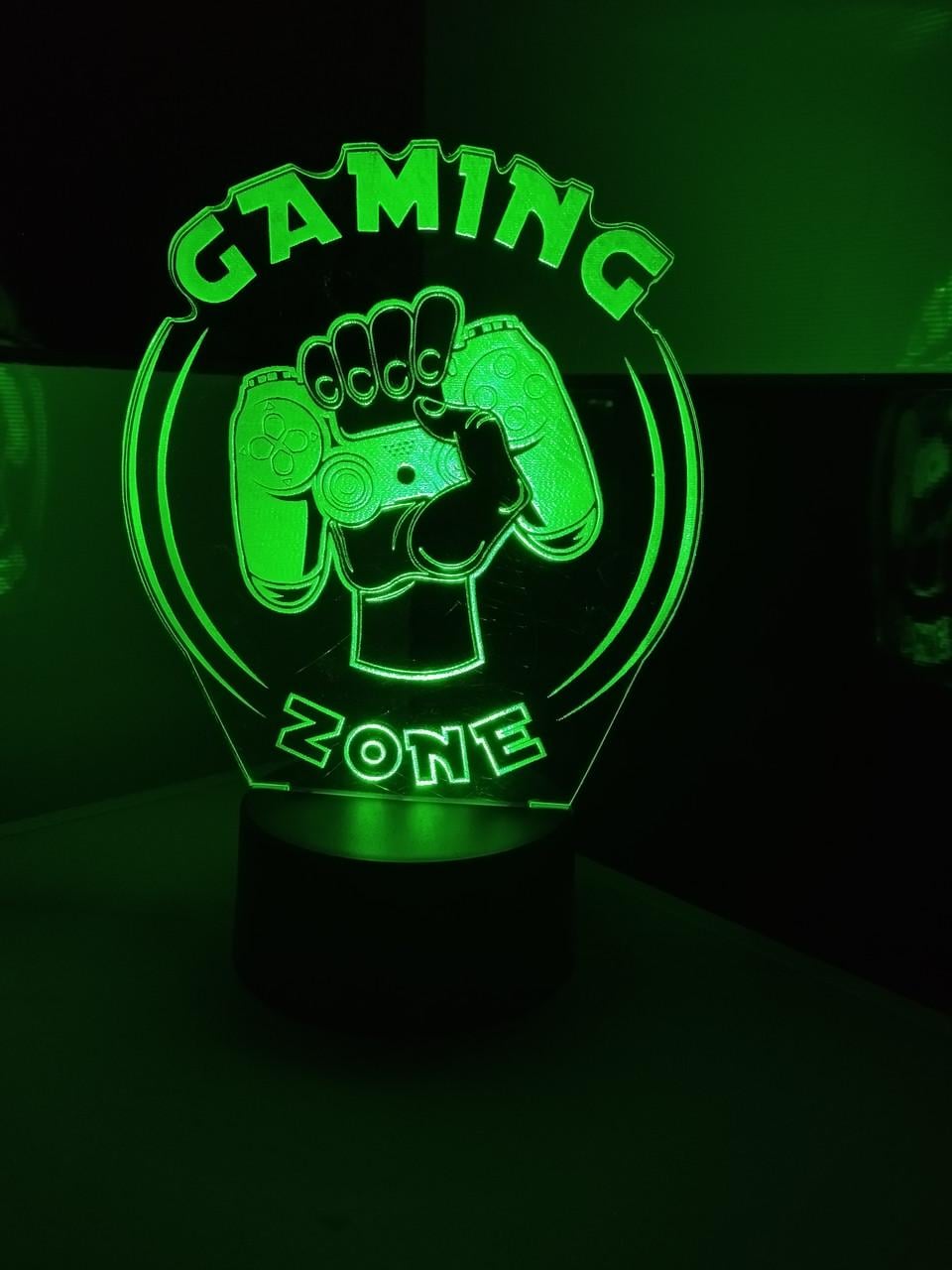 3D-ночник Gaming Zone несколько подсветок/на пульте (2894238428)